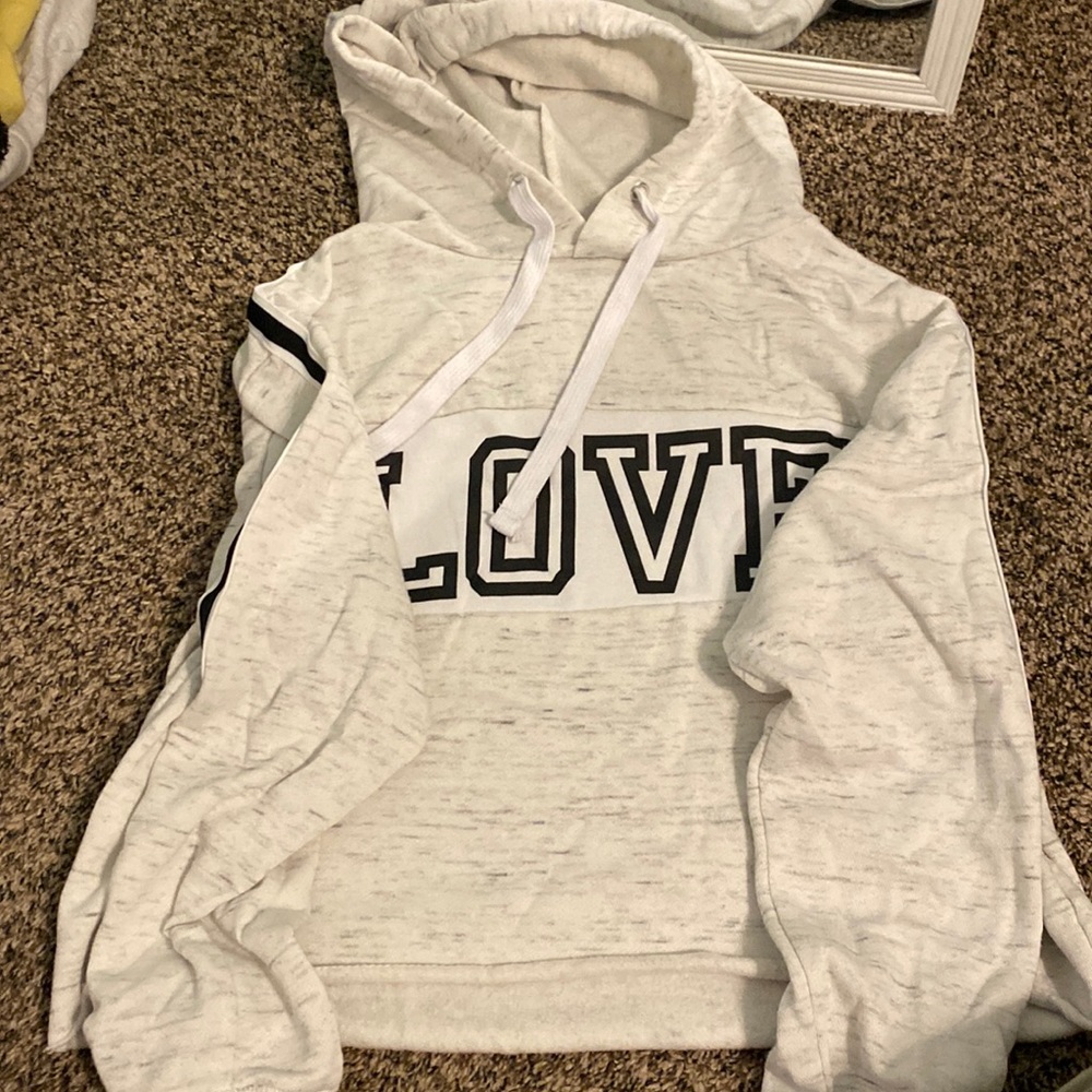 Kind of cropped hoodie